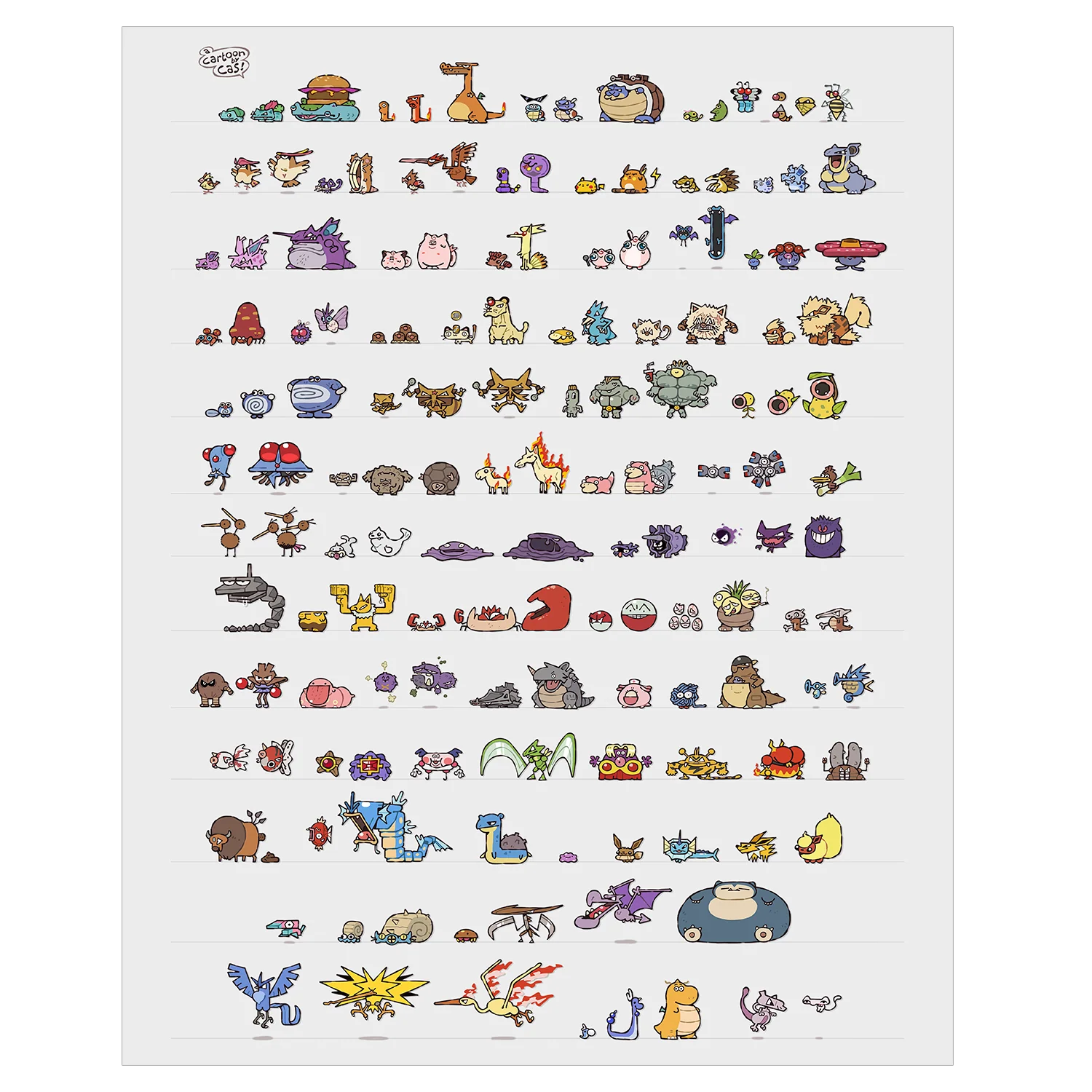 151 by Cas van de Pol - Poster Print