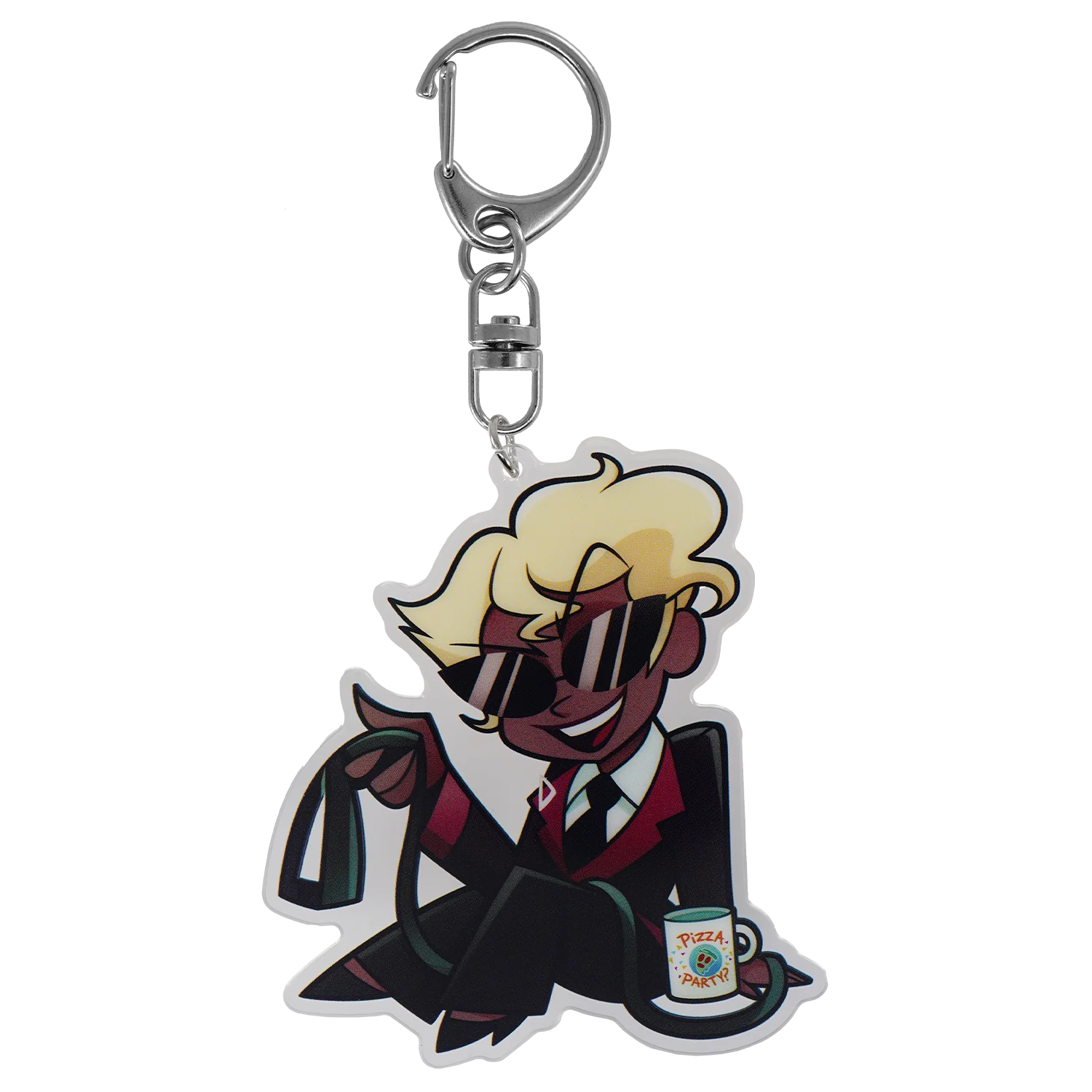 Agent 2 (Full Moon) Acrylic Keychain