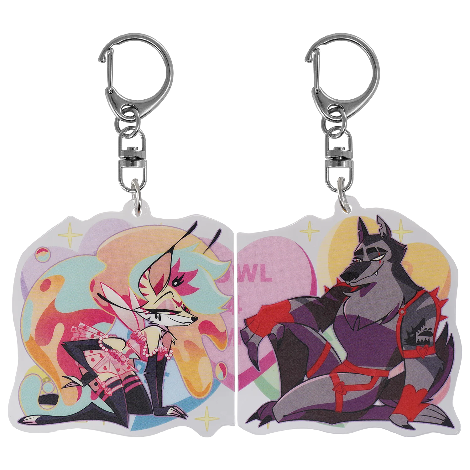 Bee x Vortex - Valentines 2025 Couple Magnet Acrylic Keychain