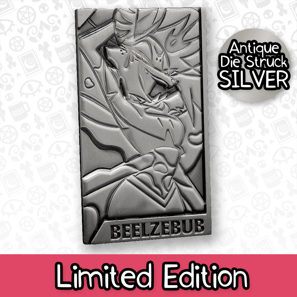 Beelzebub Silver Plated Metal Collectible Card *FINAL SALE* - Image 3