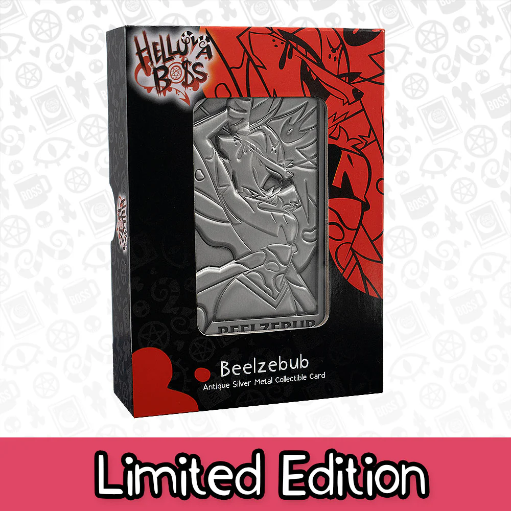 Beelzebub Silver Plated Metal Collectible Card *FINAL SALE* - Image 4