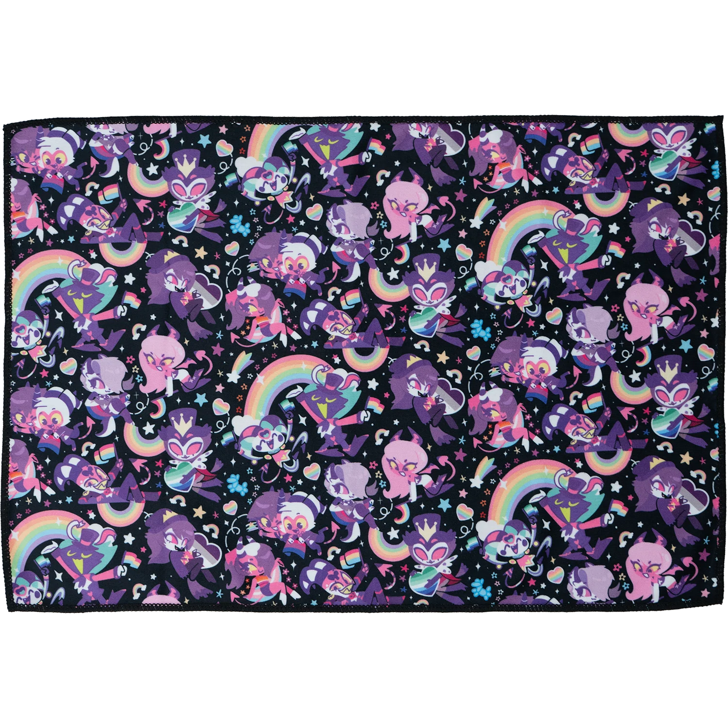 Helluva Boss Chibi Pride Pattern Hand Towel