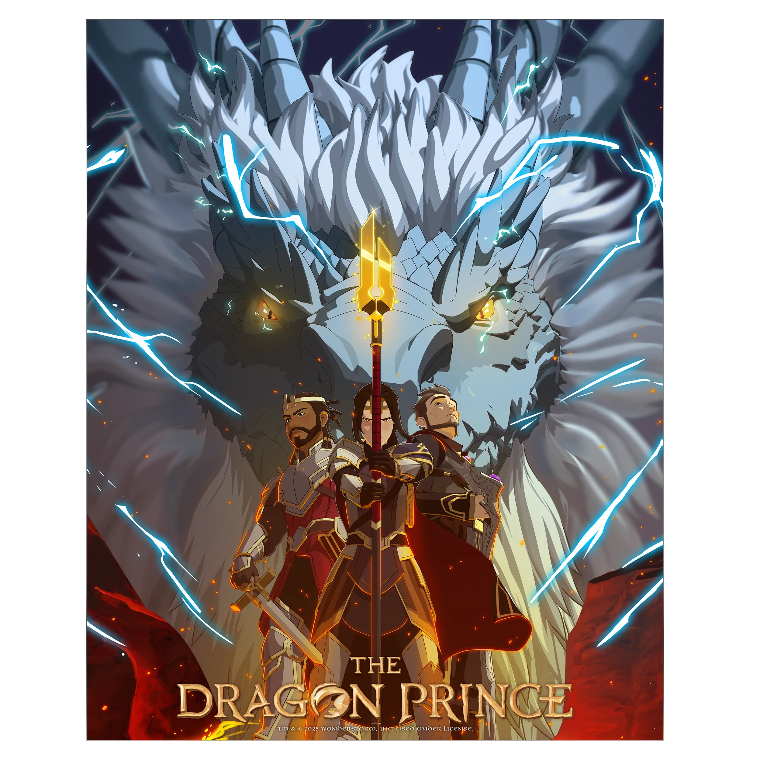 Defending The Border: The Dragon Prince Metal Poster / Print
