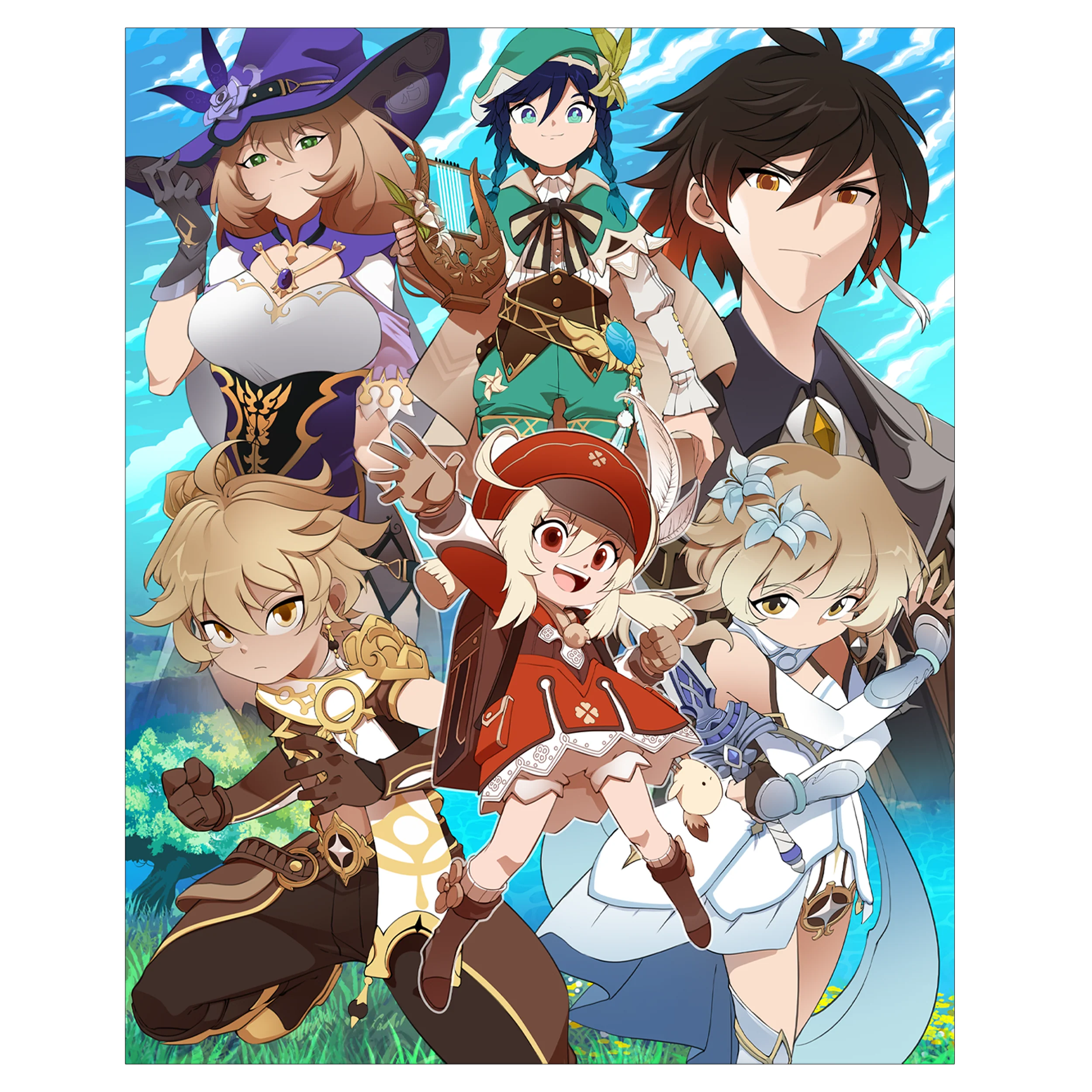 Elemental Heroes - Poster Print