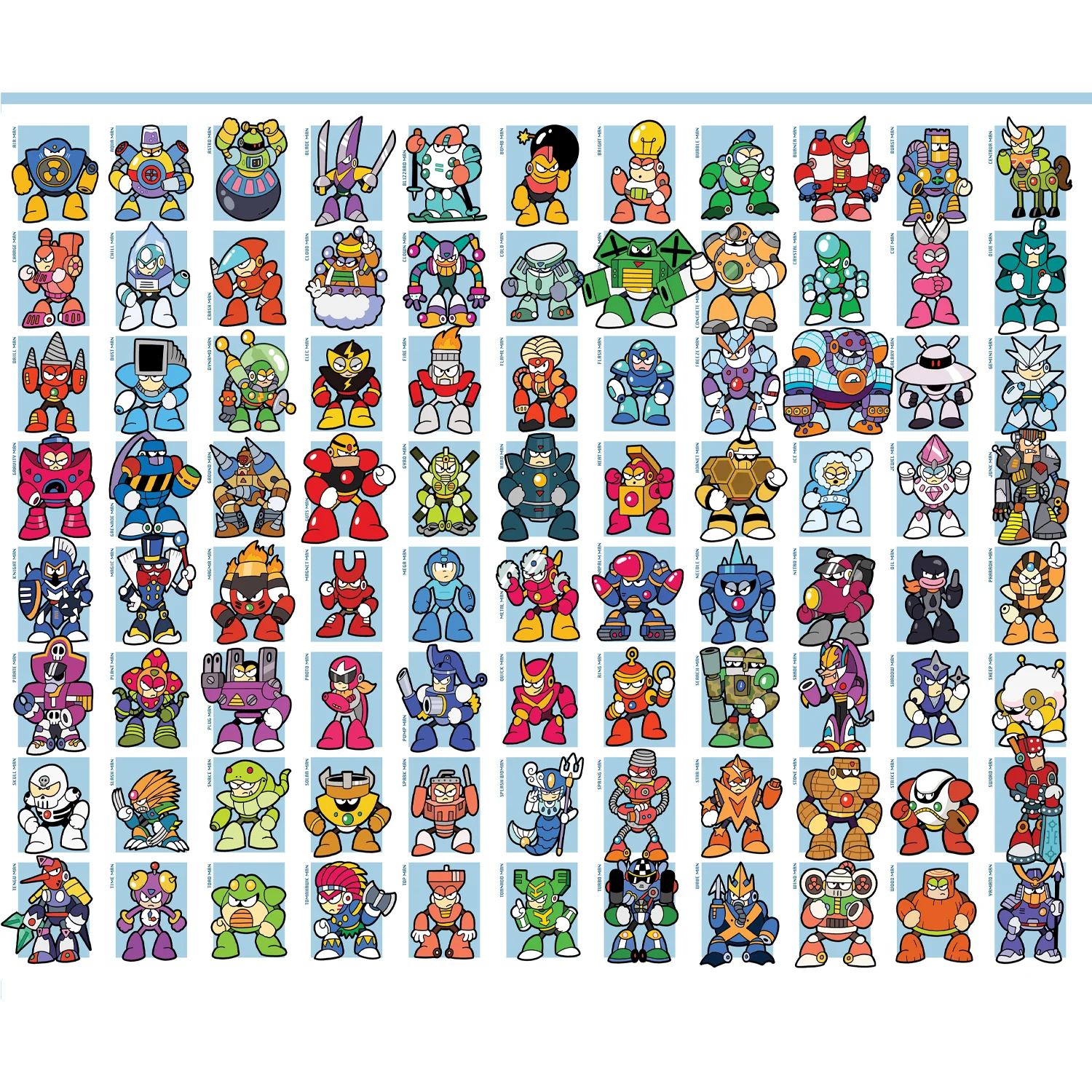 MegaMan Masters Poster Print *CLEARANCE*