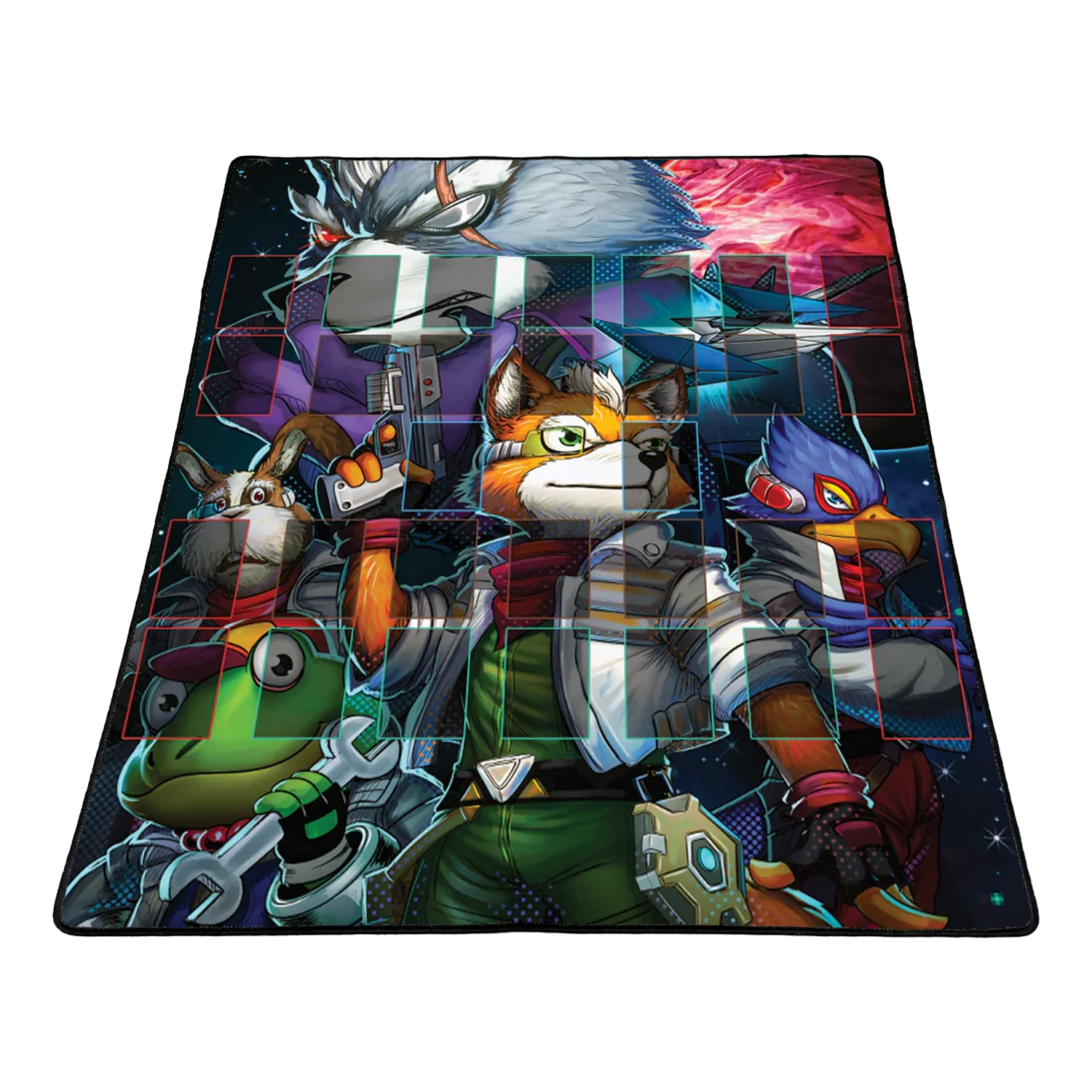 Fox Team - Two Player Oversized Playmat
