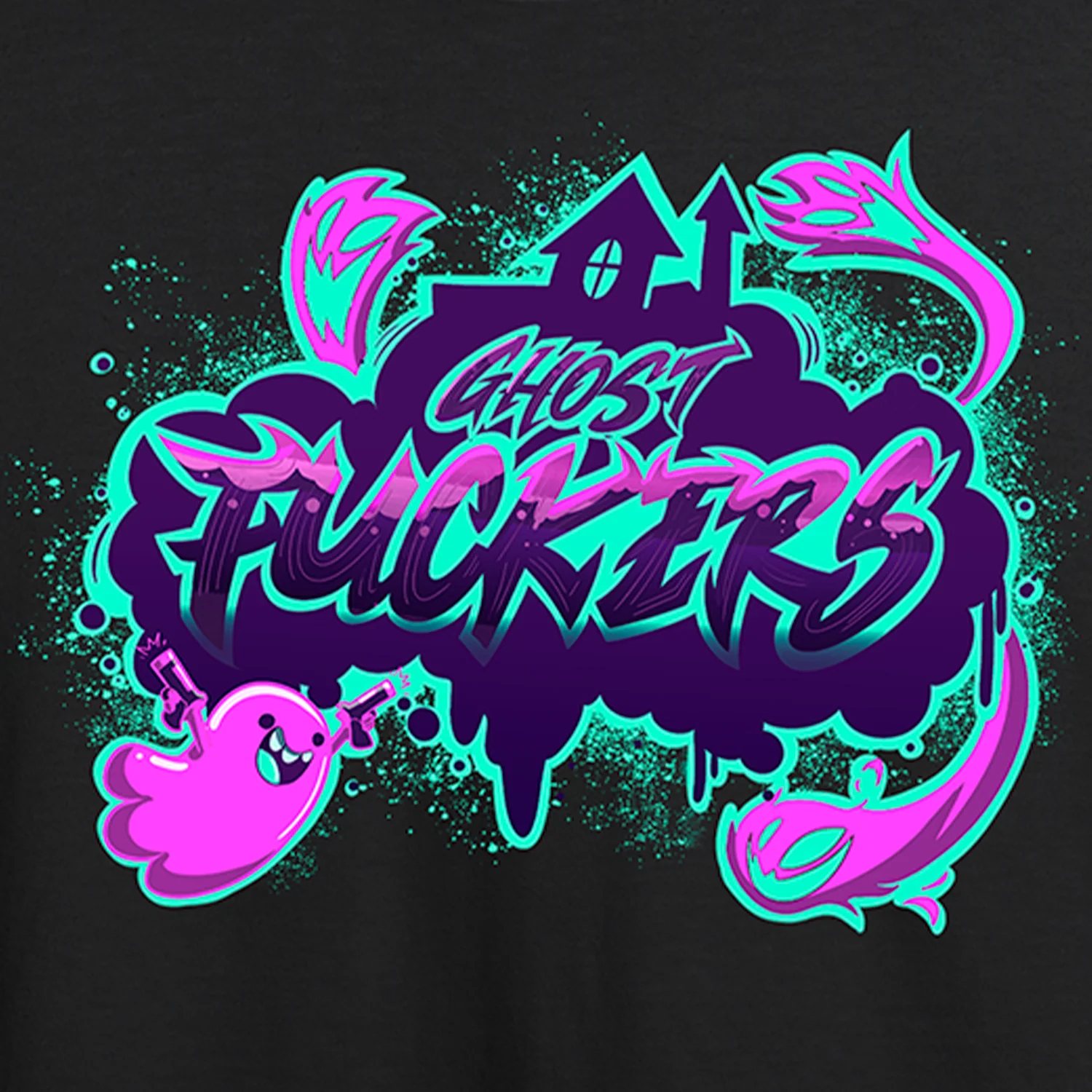 Ghost Fckrs Logo GLOW IN THE DARK