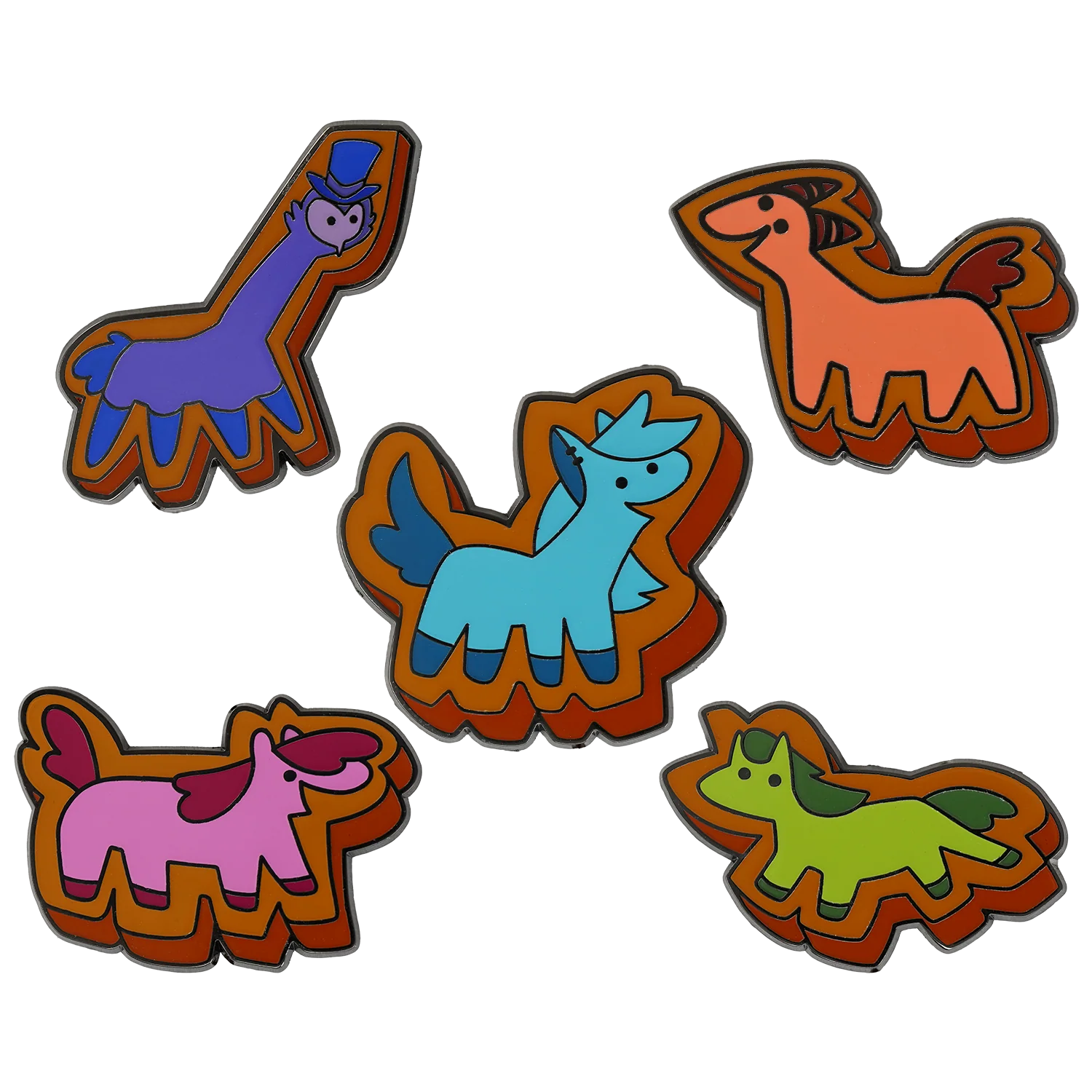 Gingerbread cookie IMP - Enamel Pin Set