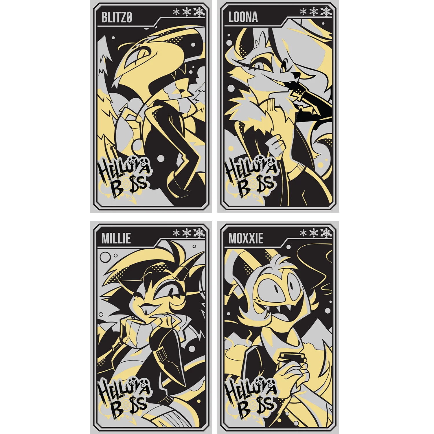 Helluva Boss Collectible Metal Cards - Winter 2024 - Wave 1 *FINAL SALE*