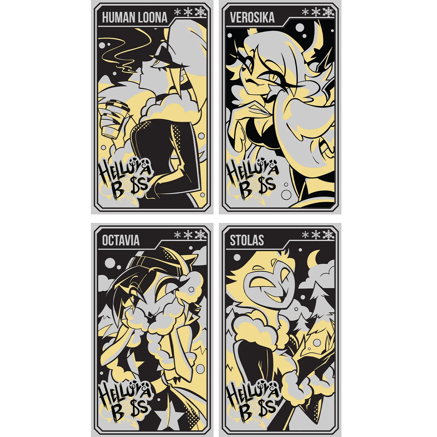 Helluva Boss Collectible Metal Cards - Winter 2024 - Wave 2 *FINAL SALE*