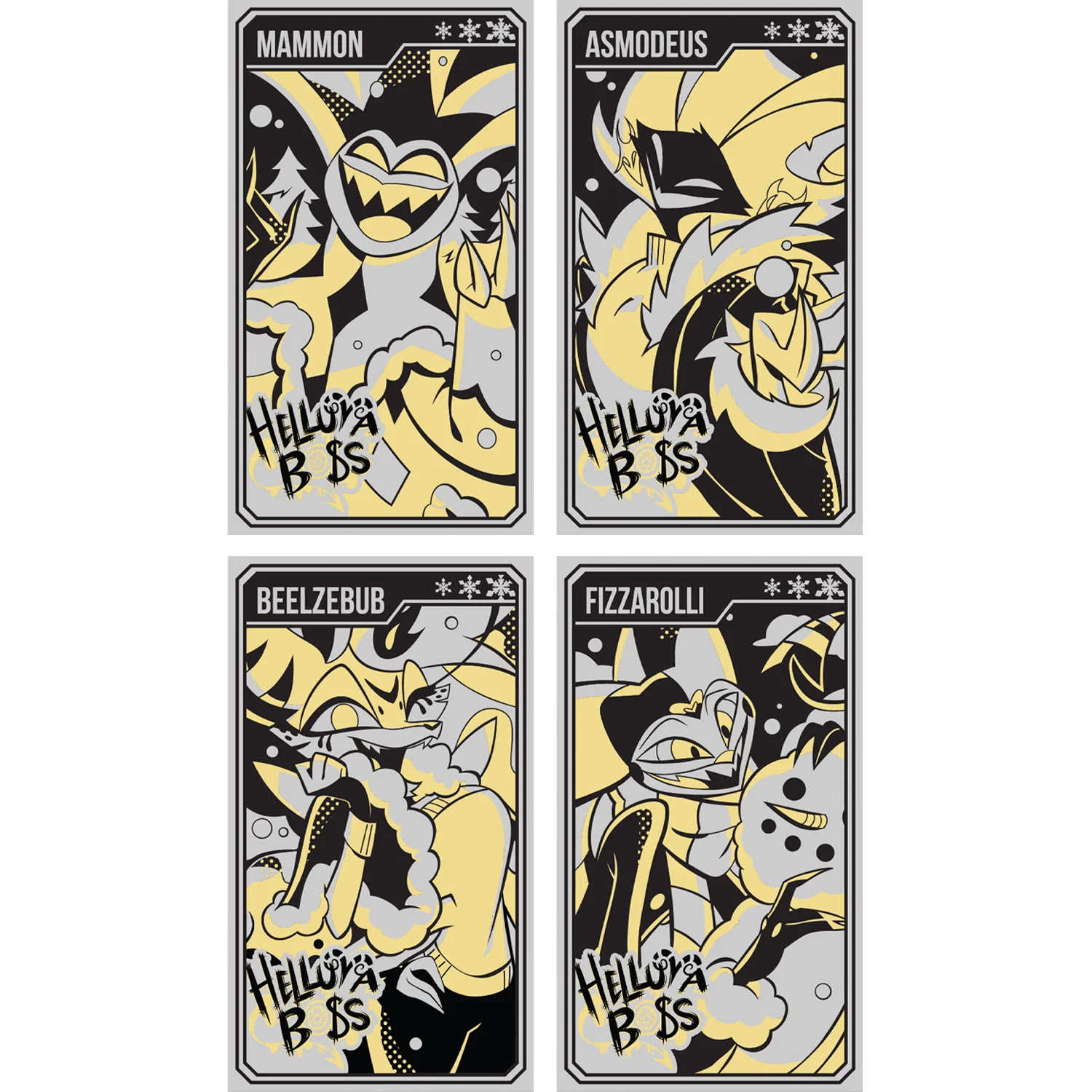 Helluva Boss Collectible Metal Cards - Winter 2024 - Wave 3 *FINAL SALE*