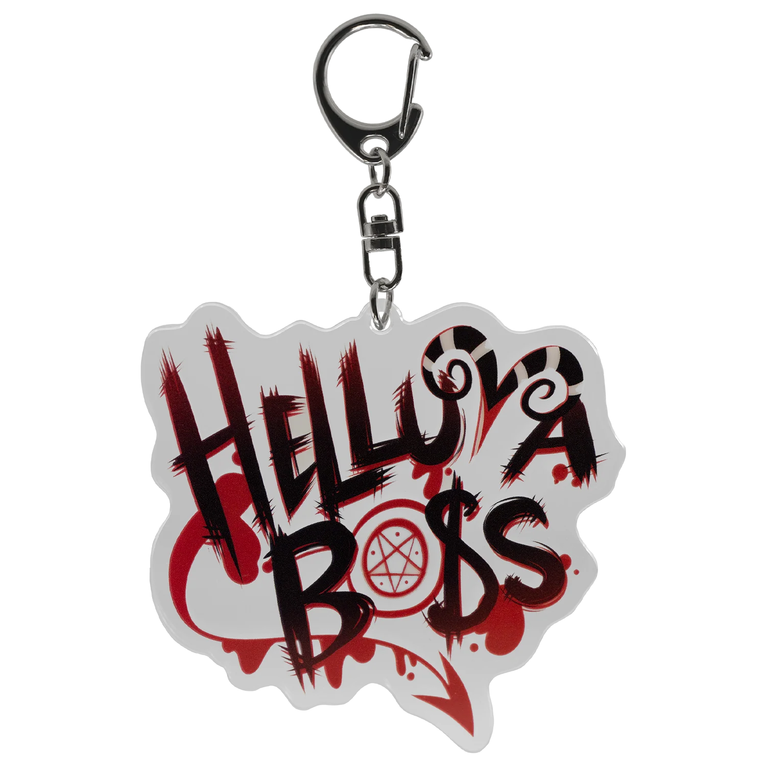 Helluva Boss Logo - Acrylic Keychain *LIMITED STOCK*