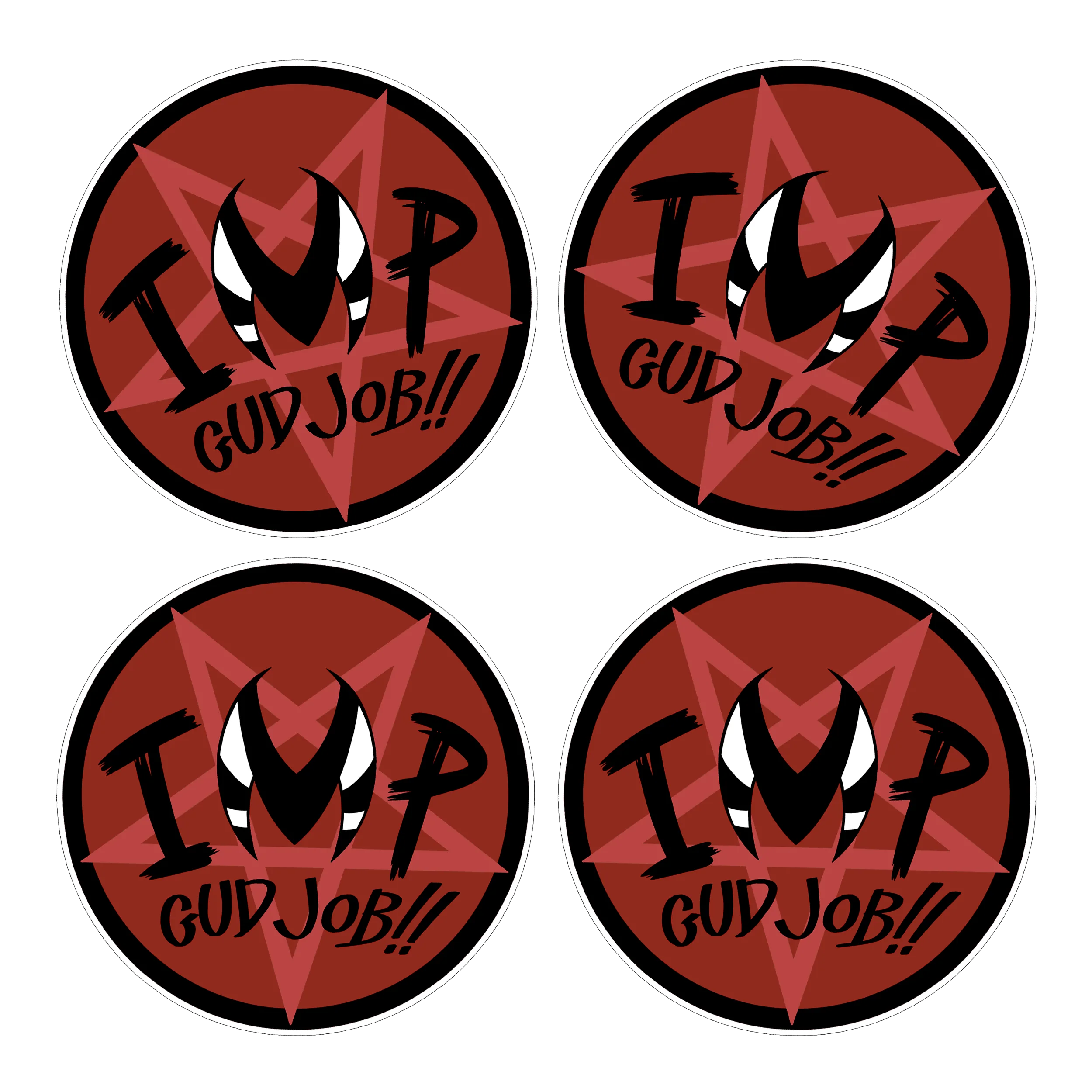 IMP Gud Job - 4 Sticker Pack