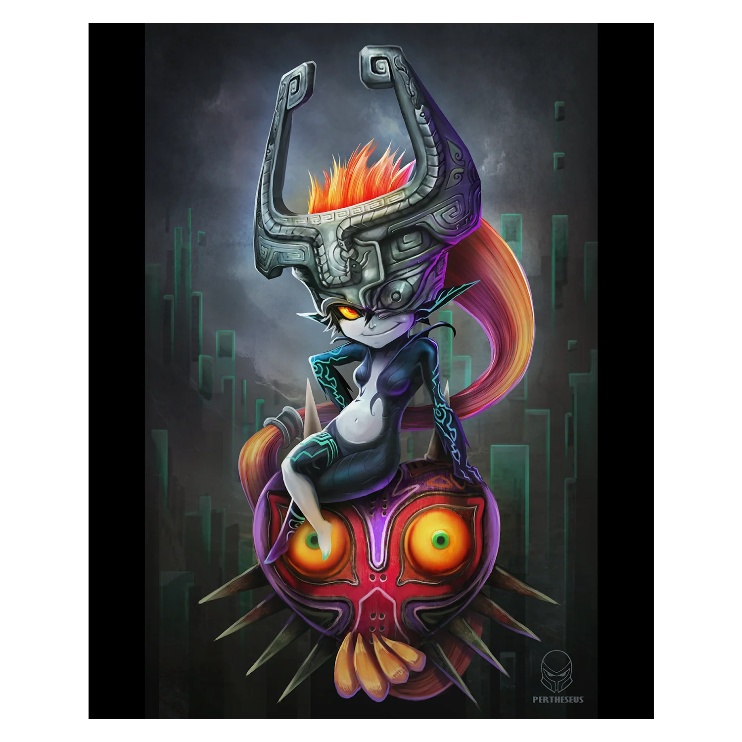 Midna's Mask - Poster Print
