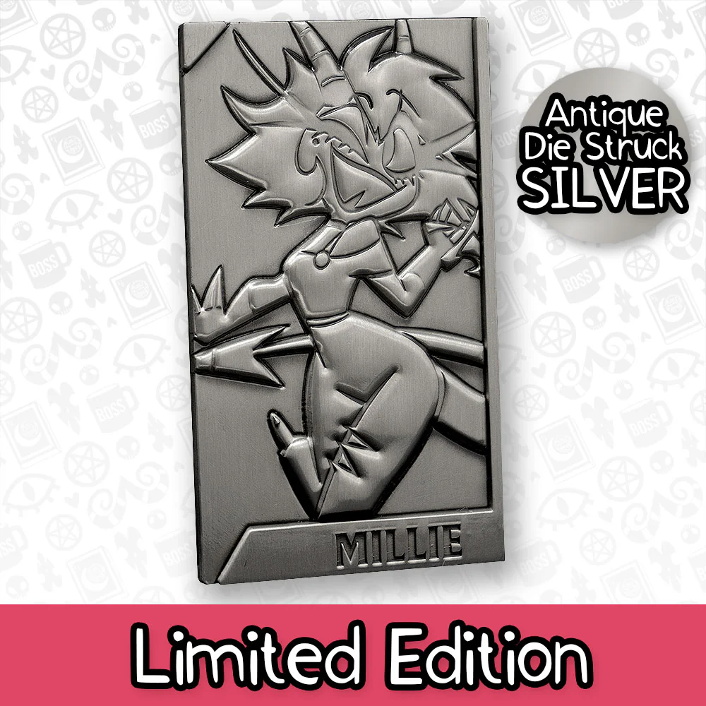 Millie Silver Plated Metal Collectible Card *FINAL SALE* - Image 3