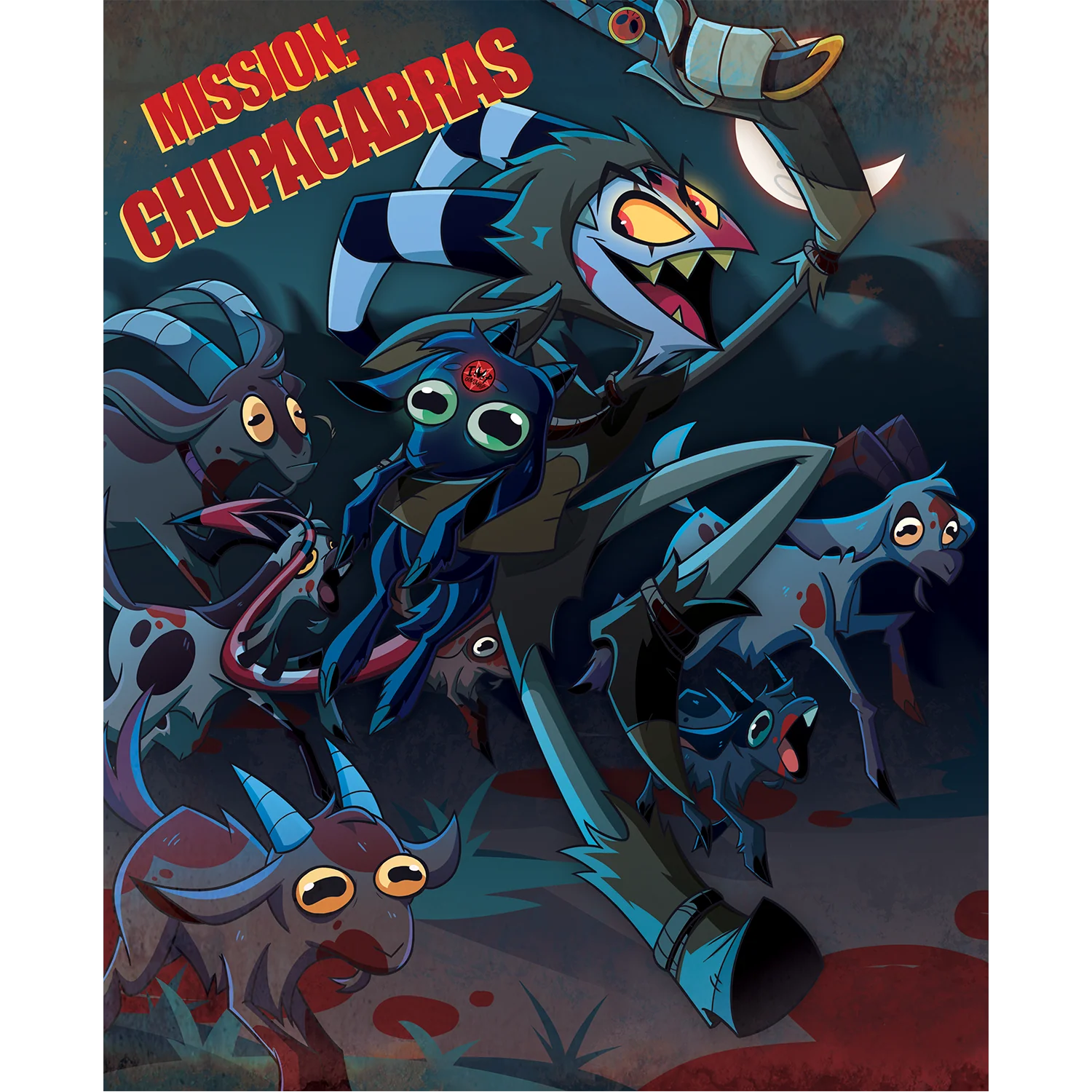 MISSION CHUPACABRAS - Poster Print