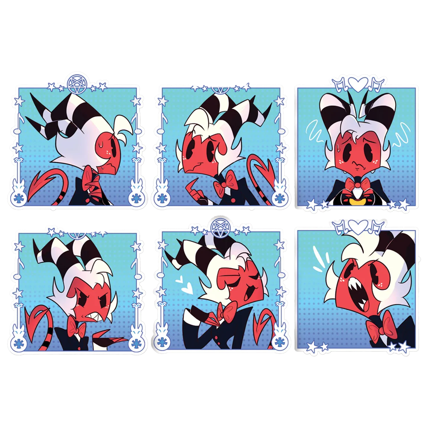 Moxxie Emoji Sticker Set *FINAL SALE*
