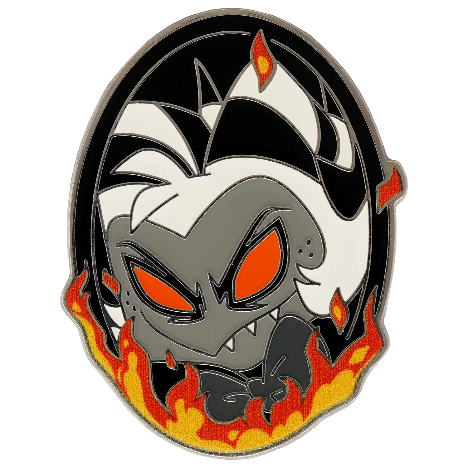 Moxxie Fiery Portrait - Enamel Pin *FINAL SALE*