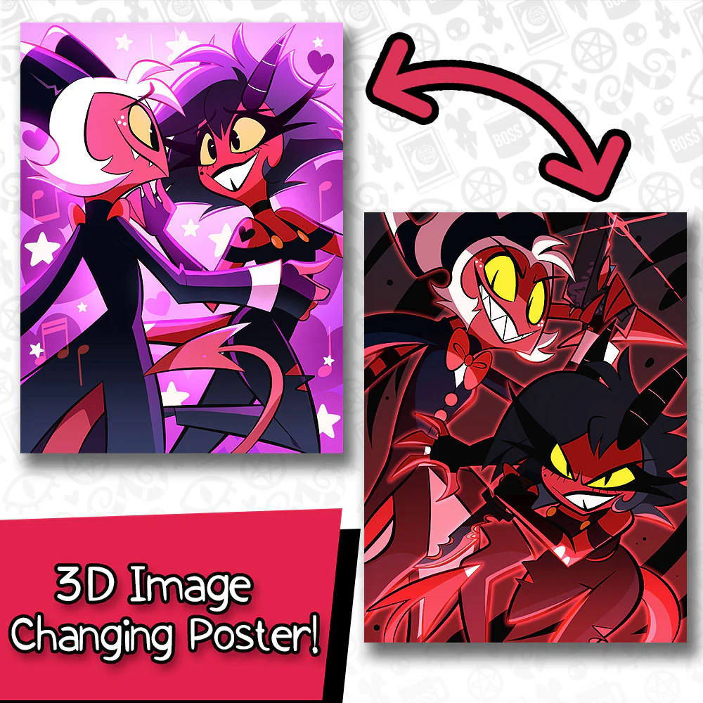 Moxxie + Millie Lenticular Poster *FINAL SALE* - Image 3