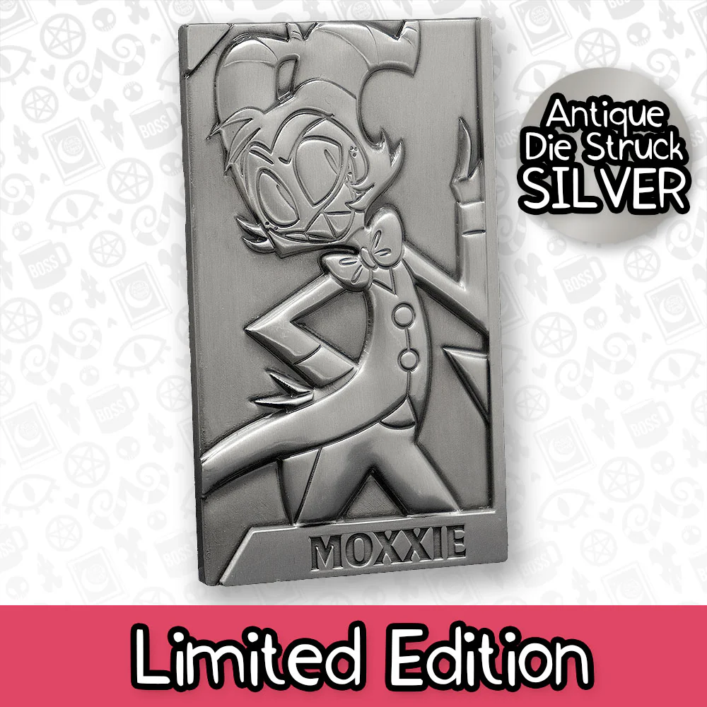 Moxxie Silver Plated Metal Collectible Card *FINAL SALE* - Image 3