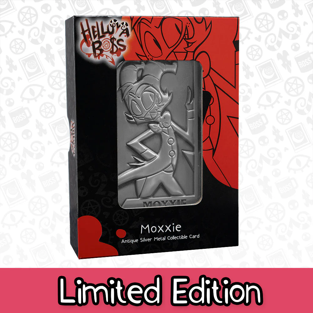 Moxxie Silver Plated Metal Collectible Card *FINAL SALE* - Image 4