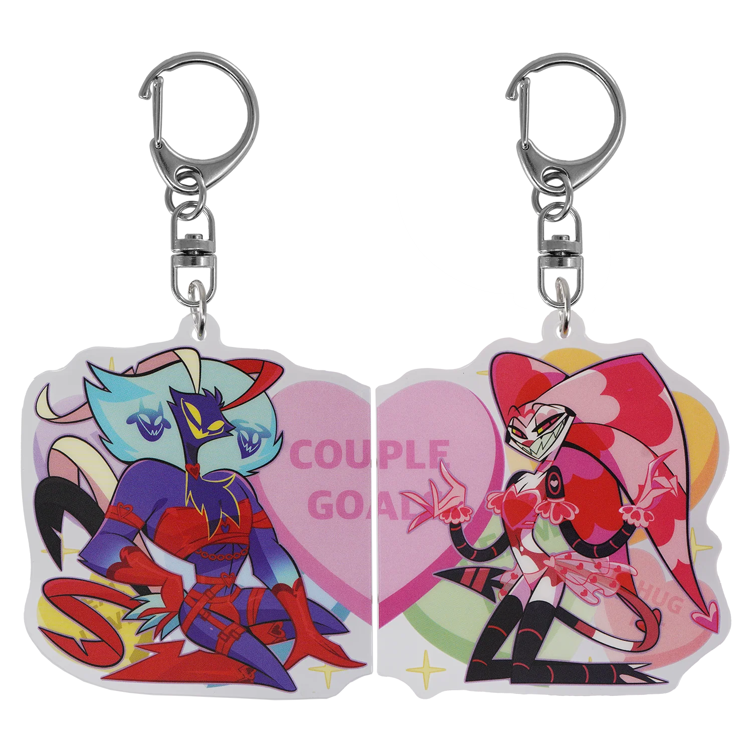 Ozzie x Fizz - Valentines 2025 Couple Magnet Acrylic Keychain