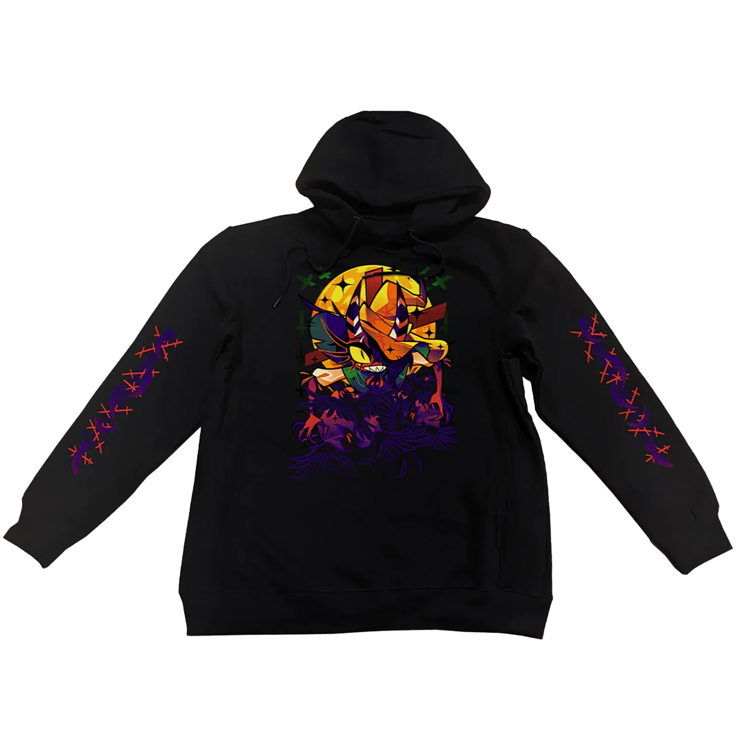 Pullover Hoodie - Sallie May Halloween 2024 w/Printed Sleeves