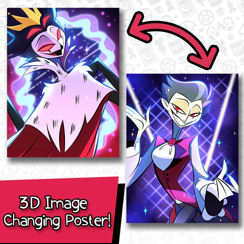 Stolas Disguise Transformation Lenticular Poster *FINAL SALE* - Image 3