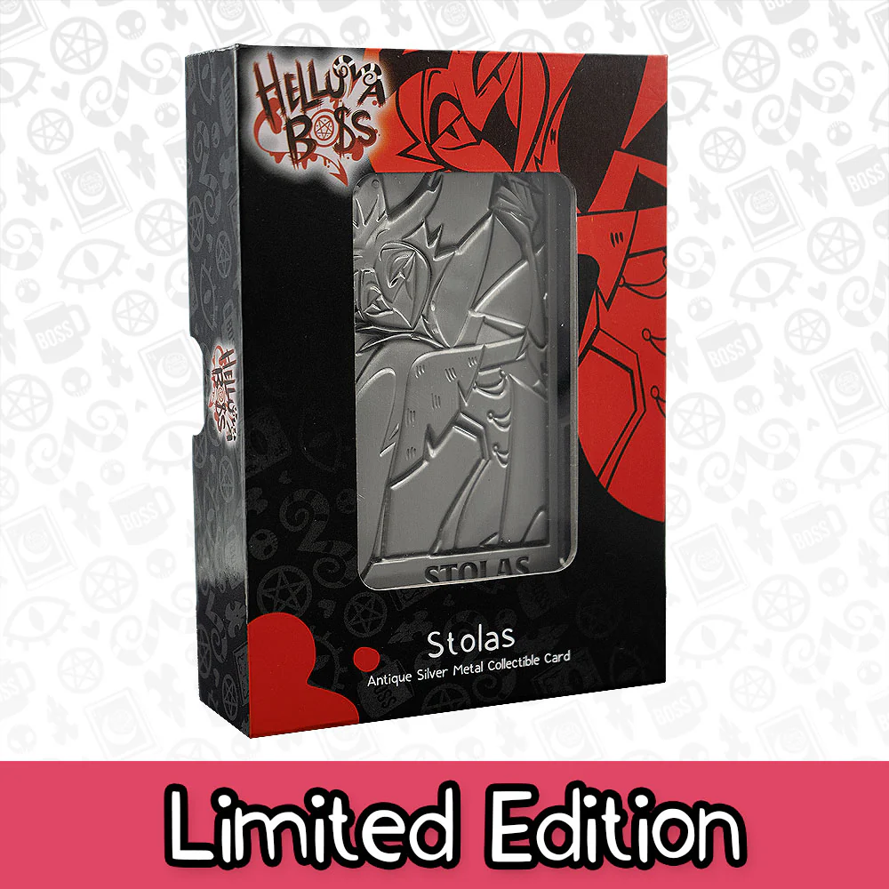 Stolas Silver Plated Metal Collectible Card *FINAL SALE* - Image 4