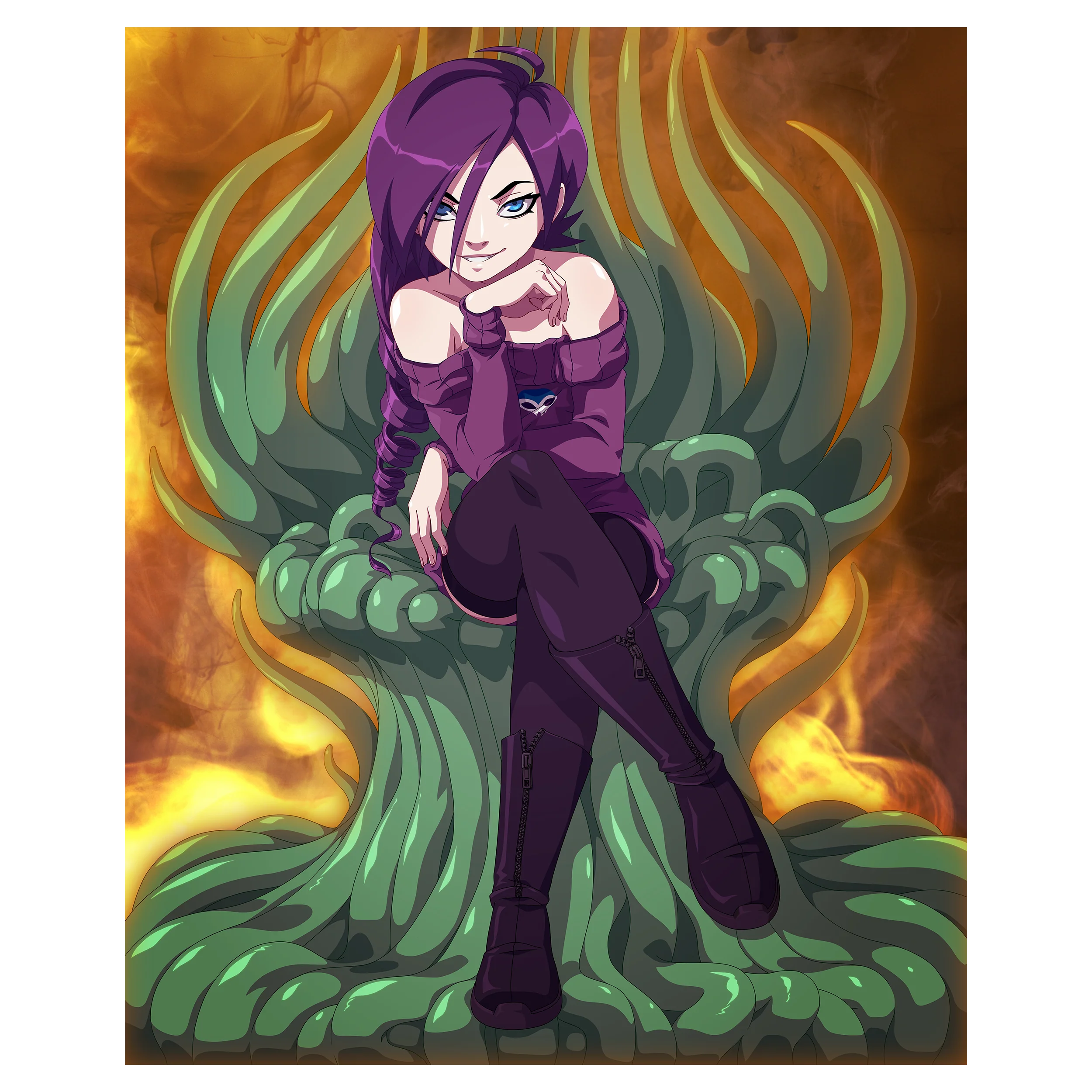 Tentacle Queen (Safe For Work) - Poster Print