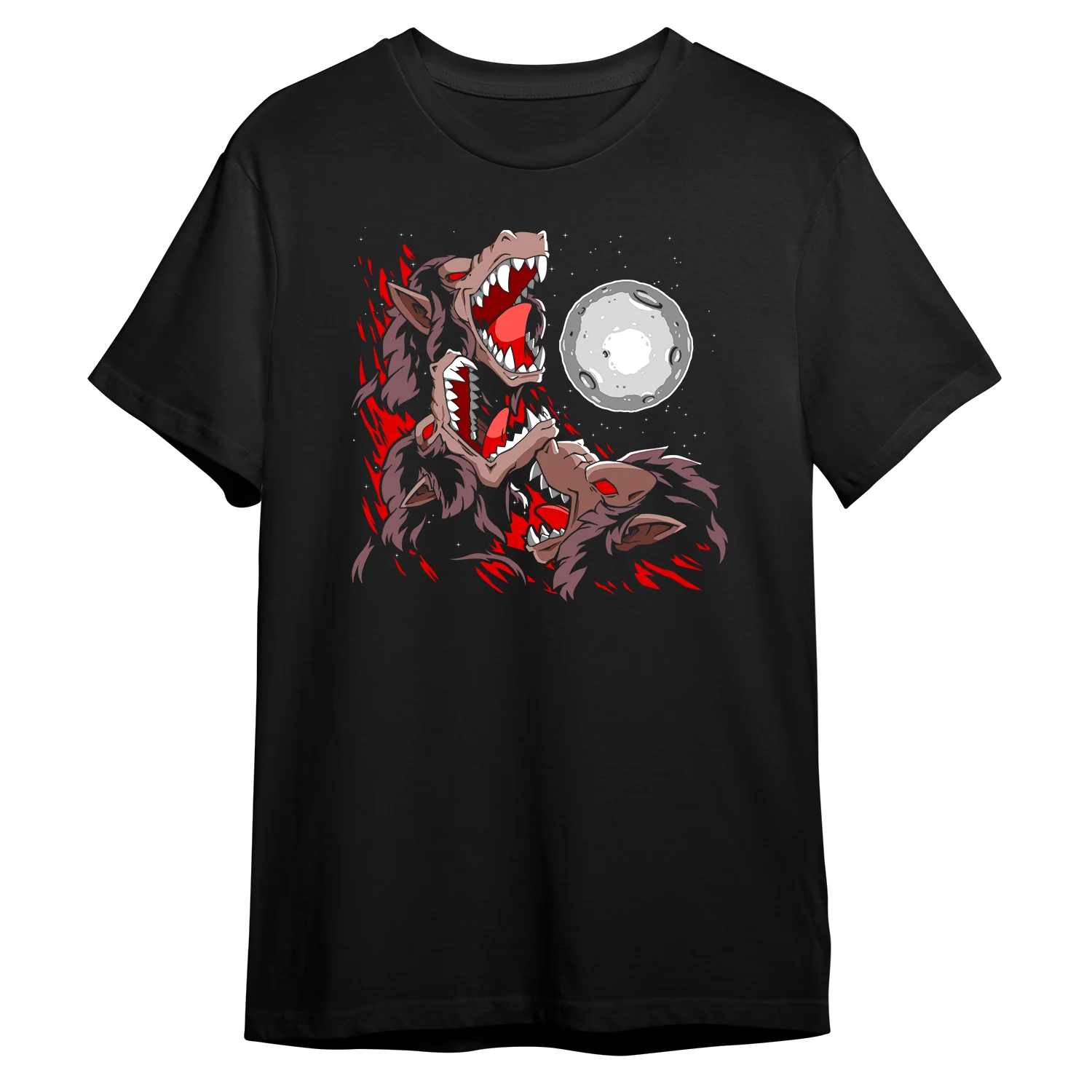 Three Monkey Moon T-shirt - Image 2
