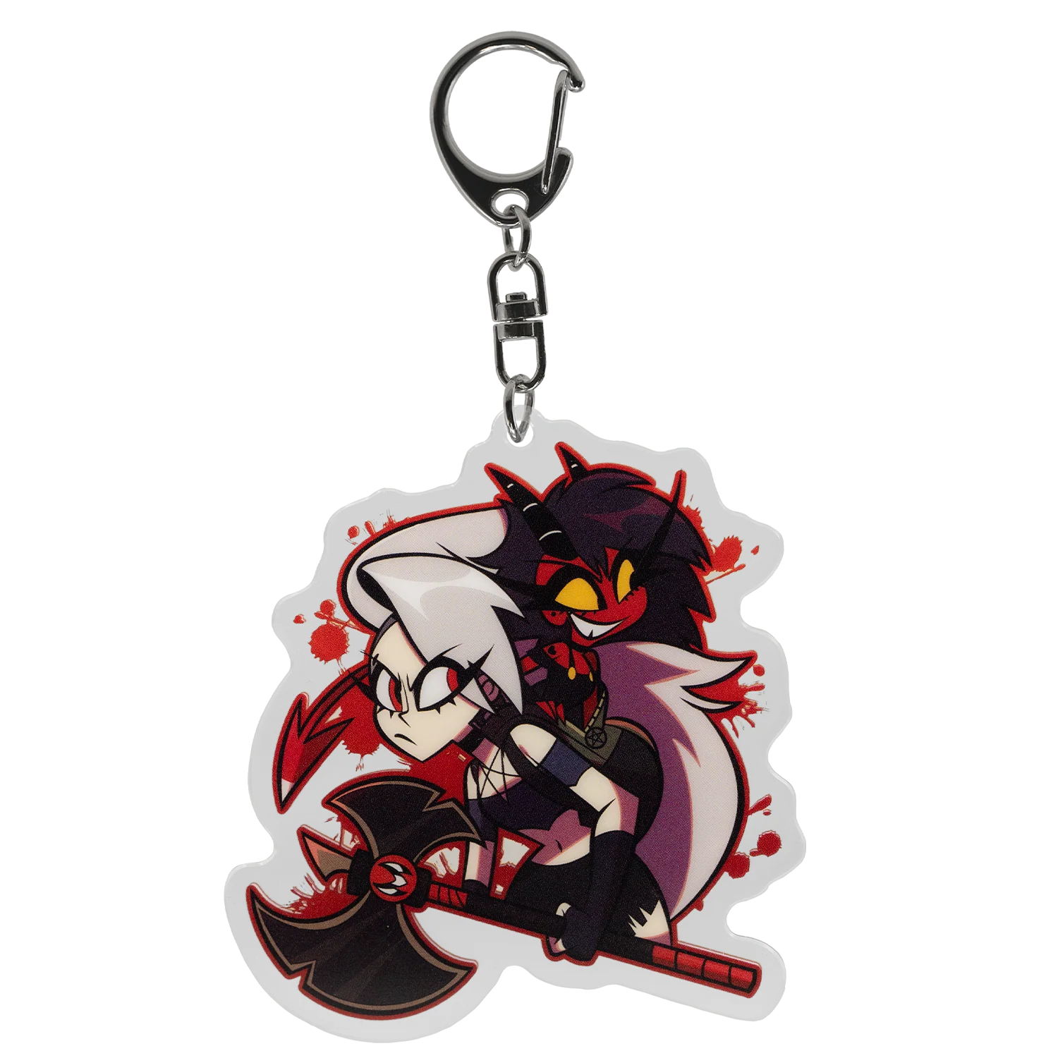 Truth Seekers - Human Loona W/Millie - Acrylic Keychain *LIMITED STOCK*